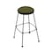 Holland Bar Stool Co 25" Stationary Counter Stool, Black Wrinkle, Graph Parrot Seat 303025BW015 - alternate 1